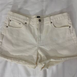 GAP White Denim Shorts